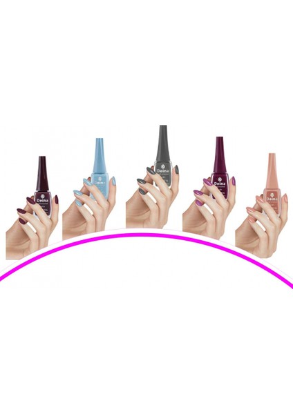 5 Adet Keratinli Besleyici Oje 14 ml SET11