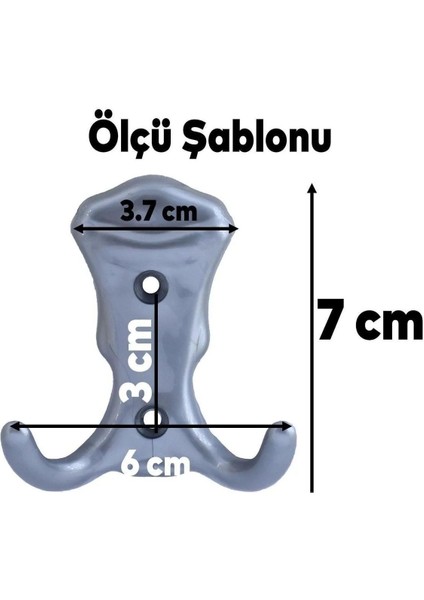 Mosta Duvar Vestiyer Portmanto Askısı Dolap Elbise Askılığı Gri Plastik Askı Askılık. fırsatları