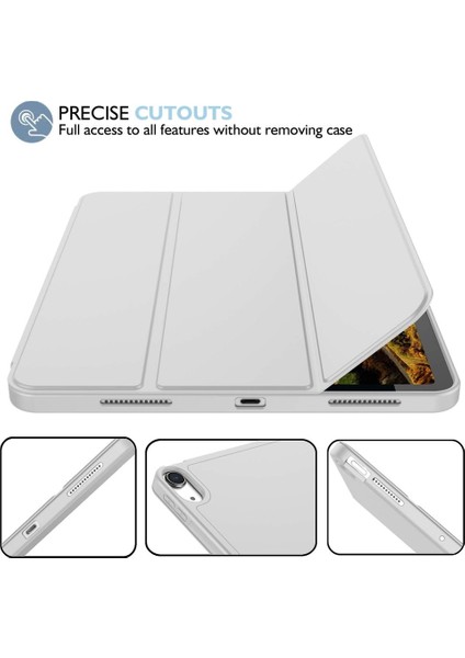 Apple iPad 11. Nesil (A16) 11 Inc (2025) Kılıf Ekran Koruyucu ve Stylus Kalemli 3'ü 1 Arada Full Gear Set A3354 A3355