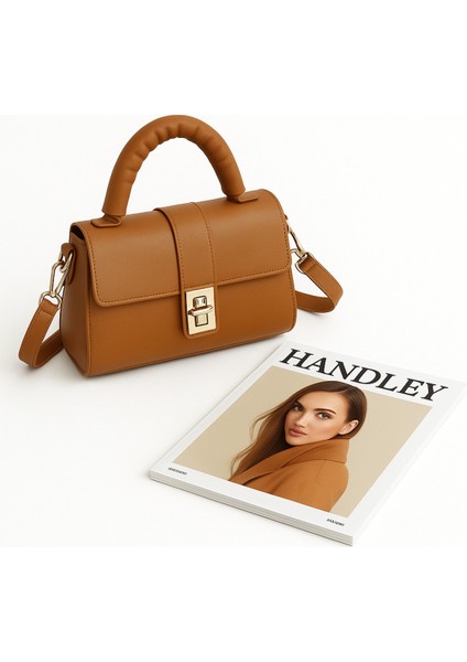 Premium Kilit Detaylı Omuz & El Çantası