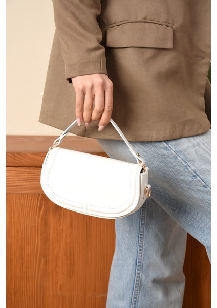 Kadın Omuz ve El Çantası Sade Şık Tasaramlı Kaliteli Temiz Işçilik Çanta