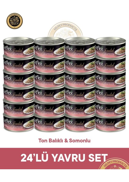Plus Essential Yavru Kedi Ton Balıklı Somonlu - 24X70GR fiyatları