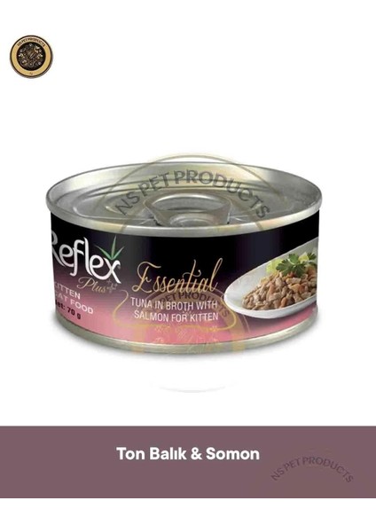 Plus Essential Yavru Kedi Ton Balıklı Somonlu - 24X70GR modelleri