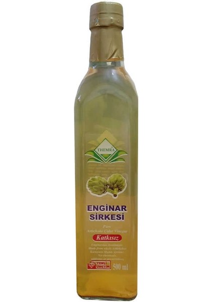 Enginar Sirkesi Cam Şişe 500 ml