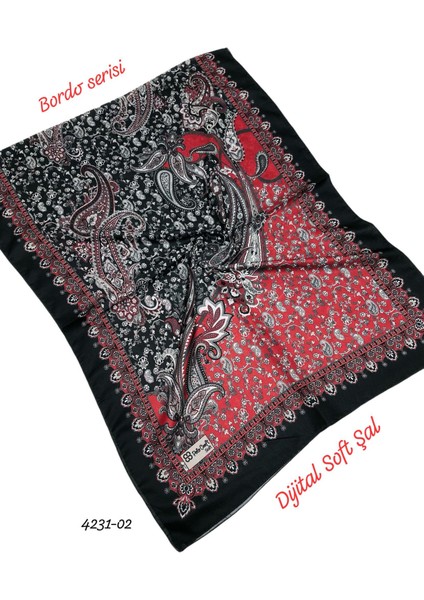 4231 Dijital Soft Şal