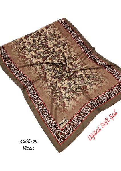 4266 Dijital Soft Şal