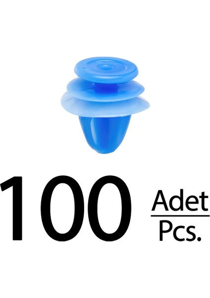 Peugeot, Citroen, Renault Için Çıta Klipsi- 100 Adet