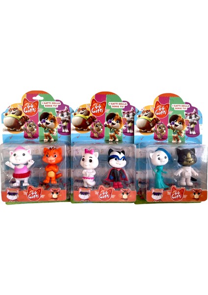 44 Gatti 44 Cats Oyuncak 44 Kedi Karakter 6lı Set 8-9 cm fiyatları