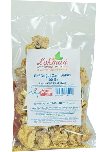 Çam Sakızı Doğal 100 gr Paket fiyatları