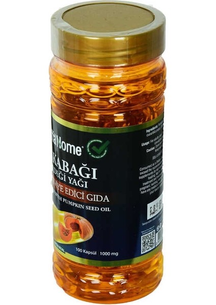 Shiffa Home Bal Kabağı Çekirdeği Yağı Soğuk Pres 1000 Mg x 100 Kapsül fiyatları