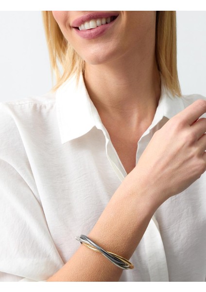 Karışık Parlak Çok Zincirli Ayarlanabilir Bileklik