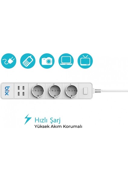 Vtn Bp-01 Wifi Yüksek Akım Korumalı Hızlı Şarj Özellikli Akıllı Priz modelleri