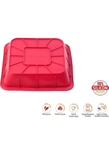 Silikon Kare Baton Kek Kalıbı modelleri