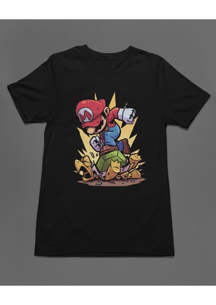 Super Mario Game Ateri Winner Unisex Tişört T-Shirt