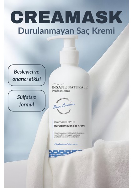 INSANE NATURALE Durulanmayan Saç Bakım Kremi (Cremask) 500 ml modelleri