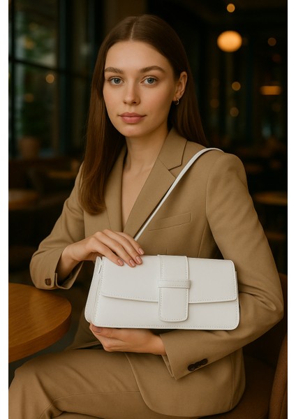 Lüks Şık Tasarım Özel Kapak Detaylı Omuz Çantası fiyatları