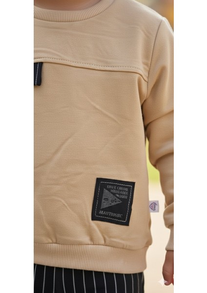 1-4 Yaş Bebek Çocuk Günlük 2’li Mevsimlik Takım |sweatshirt ve Pantolon Kombini Rahat ve Şık Tasarım indirimleri