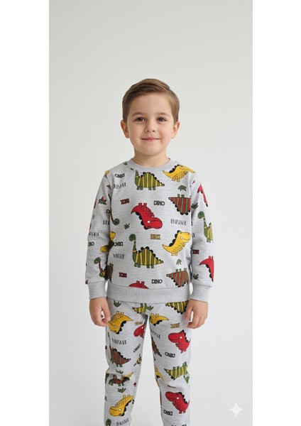 4- 12 Yaş Şardonlu Takım |sweatshirt ve Eşofman Kombini Rahat ve Şık Tasarım modelleri