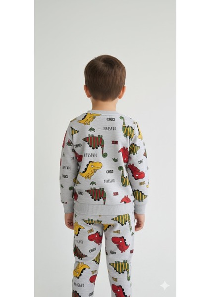 4- 12 Yaş Şardonlu Takım |sweatshirt ve Eşofman Kombini Rahat ve Şık Tasarım fırsatları