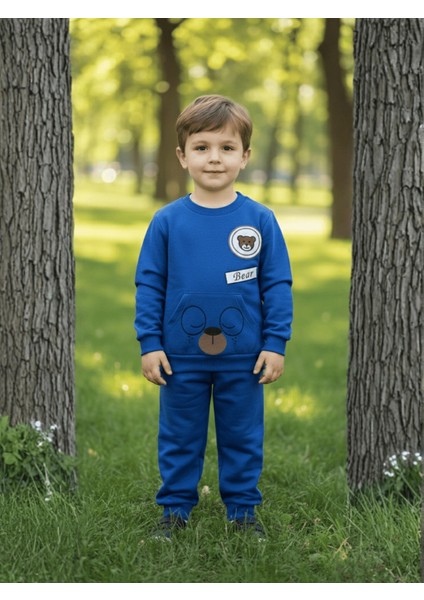 1-4 Yaş Bebek Çocuk Günlük 2’li Mevsimlik Takım |sweatshirt ve Eşofman Kombini Rahat ve Şık Tasarım