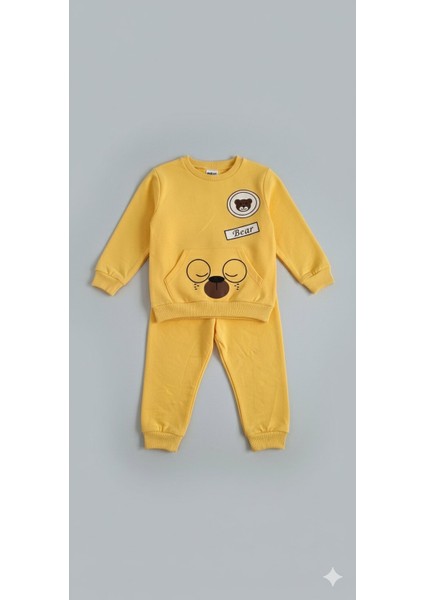 1-4 Yaş Bebek Çocuk Günlük 2’li Mevsimlik Takım |sweatshirt ve Eşofman Kombini Rahat ve Şık Tasarım fiyatları