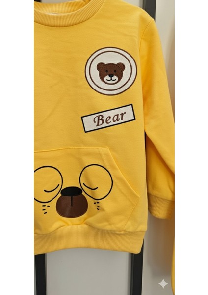 1-4 Yaş Bebek Çocuk Günlük 2’li Mevsimlik Takım |sweatshirt ve Eşofman Kombini Rahat ve Şık Tasarım fırsatları