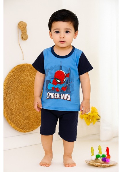 Erkek Çocuk Karakter Desenli Yazlık Takım - Enerjik Çocuklar Için Park ve Kreş Modası - Erkek Çocuk Takım (1 Beden Büyük Almanız Önerilir)