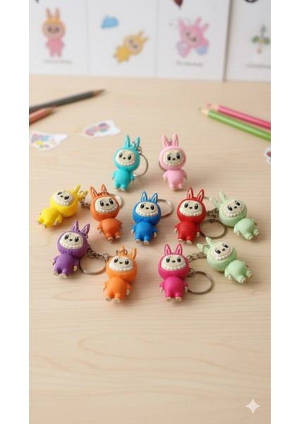 Labubu Plastik Anahtarlık