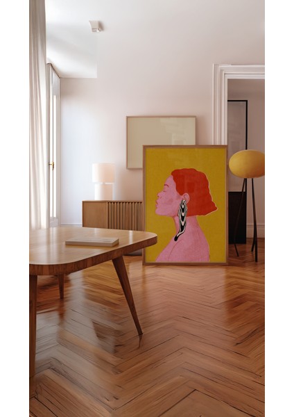 Bold Muse Poster - Doğal Ahşap Çerçeveli Tablo fiyatları