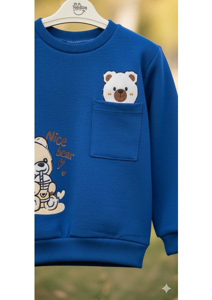 1-4 Yaş Bebek Çocuk Günlük 2’li Mevsimlik Takım |sweatshirt ve Eşofman Kombini Rahat ve Şık Tasarım modelleri