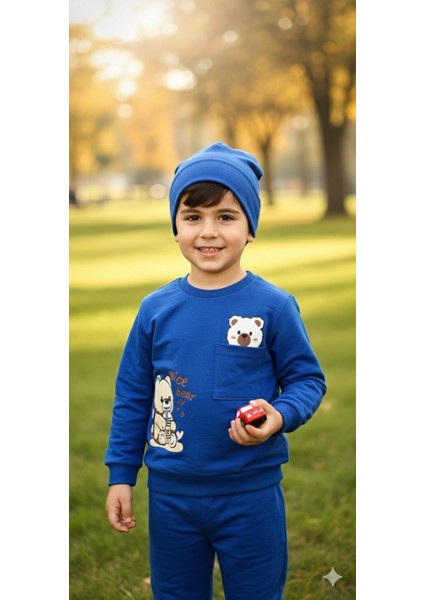 1-4 Yaş Bebek Çocuk Günlük 2’li Mevsimlik Takım |sweatshirt ve Eşofman Kombini Rahat ve Şık Tasarım fırsatları