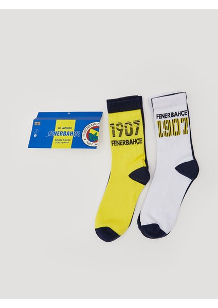 Fenerbahçe Baskılı Erkek Soket Çorap 5'li (W5) fiyatları