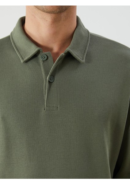 Yeni Sezon Polo Yaka Erkek Sweatshirt modelleri