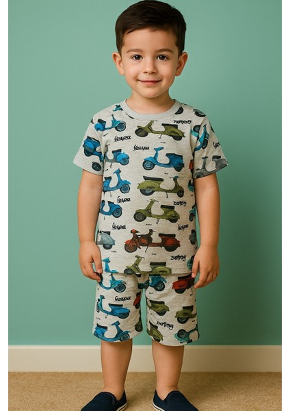 Erkek Çocuk Yazlık Pamuklu Nefes Alan Tişört Şort Takım - Erkek Çocuk Takım fiyatları