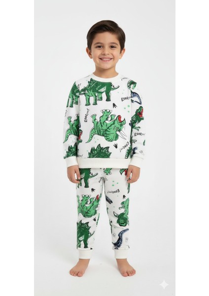 4- 12 Yaş Şardonlu Takım |sweatshirt ve Eşofman Kombini Rahat ve Şık Tasarım