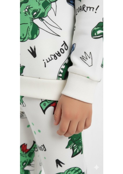 4- 12 Yaş Şardonlu Takım |sweatshirt ve Eşofman Kombini Rahat ve Şık Tasarım fırsatları