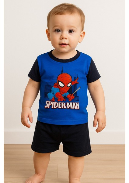Erkek Çocuk Karakter Desenli Yazlık Takım - Enerjik Çocuklar Için Park ve Kreş Modası - Erkek Çocuk Takım (1 Beden Büyük Almanız Önerilir)