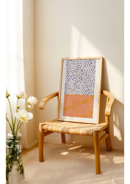 Soft Horizon Poster - Doğal Ahşap Çerçeveli Tablo modelleri