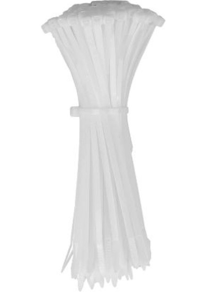 Çok Kaliteli Kablo Bağı Beyaz 7,6X550 mm