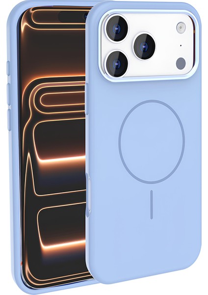 Apple iPhone 17 Pro Max Uyumlu Magsafe Şarj Özellikli Metal Kamera Çerçeveli Kılıf
