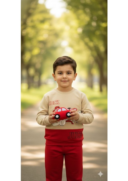 1-4 Yaş Bebek Çocuk Günlük 2’li Mevsimlik Takım |sweatshirt ve Pantolon Kombini Rahat ve Şık Tasarım indirimleri