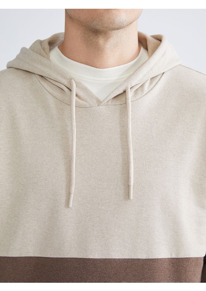 Yeni Sezon Uzun Kollu Renk Bloklu Erkek Hoodie modelleri