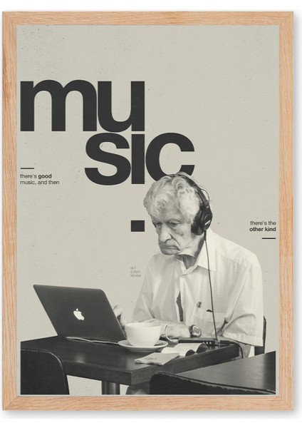 Analog Soul Poster - Doğal Ahşap Çerçeveli Tablo fırsatları