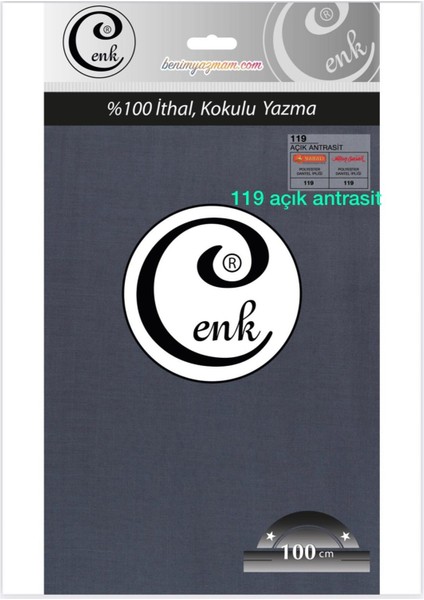 3001 Cenk 100 cm Düz Poşetli Yazma