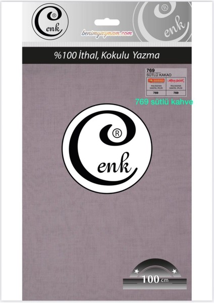 3001 Cenk 100 cm Düz Poşetli Yazma