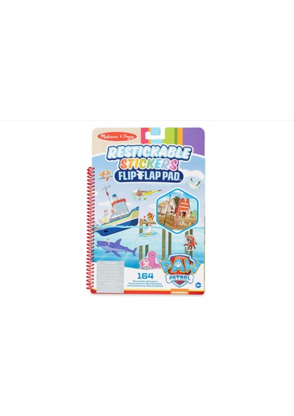 Paw Patrol Yeniden Kullanılabilir Çıkartma Defteri - Macera Koyu