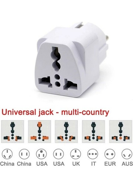 Universal Yurtdışı Seyahat Prizi Seyahat Adaptörü Priz Çevirici Priz Dönüştürücü (1 Adet) fiyatları