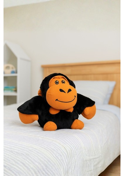 Goril Peluş Oyuncak, Oturan Güçlü Goril Peluş 20CM