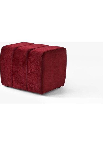 Yarmalı Puff Bordo fiyatları