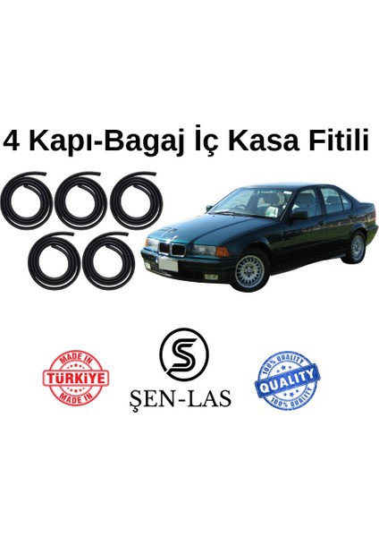 Bmw 3 Serisi E36 (1992-1998) Şen-Las Kadifeli 4 Kapı + Bagaj Fitili ŞL32311
